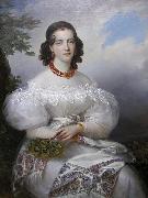 Francois Joseph Kinson Portrait of a German Princess painting